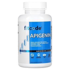 fitcode Apigenin, 50 mg, 30 Capsules - 1 of 2
