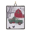 Glass Truck and Barn Ornament (Set of 12) - 3 of 3