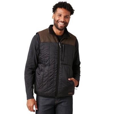 target black puffer vest