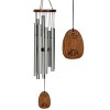 Woodstock Chimes Signature Collection, Woodstock Mindfulness Chime, Medium 28'' Silver Wind Chime WMCM - image 3 of 4