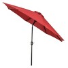 WestinTrends 9 Ft Outdoor Patio Market Table Umbrella with Square Plastic Fillable Base - 2 of 4