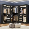 Aheaplus 72"-108" Closet System with Drawers and Hanging Rods, Freestanding Walk-in Closet Organizer System - 2 of 4
