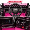 Kids Ride On Car, Licensed Toyota Ride On Truck, 12V Electric Toy Car with Parent Remote Control, 3 Speed, MP3 Music, LED Lights - 3 of 4