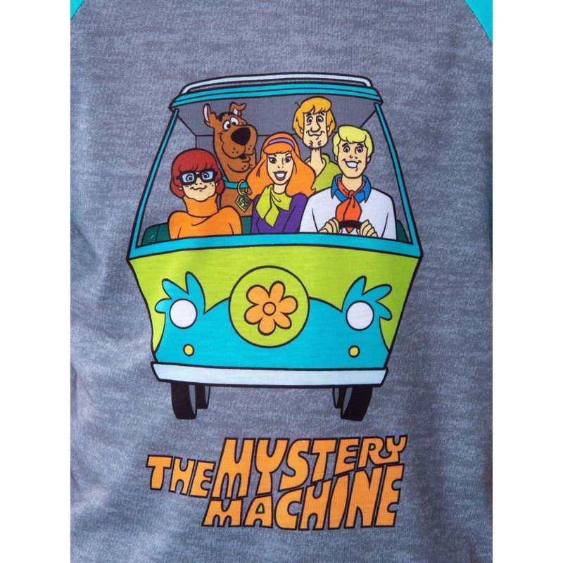 Scooby Doo Boy's Pajamas Mystery Machine Shirt and Shorts 2 PC Pajama Set, 3 of 5