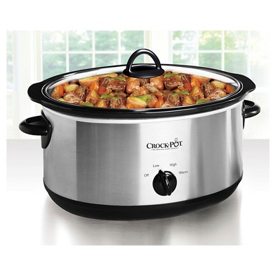 Crock-Pot 7qt Manual Slow Cooker - Stainless Steel SCV700-SS