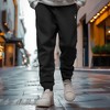 Dalix Astronaut Embroidered Sweatpant Heavy Weight Fleece Relaxed Fit Lounge Mens - 3 of 4