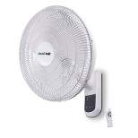 FanFair 16-inch Wall Fan With Remote Control, White