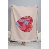 El buen limon Heart and love retro psychedelic Woven Throw Blanket - Deny Designs - 3 of 4