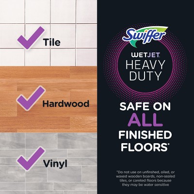 Swiffer WetJet Floor Mop Starter Kit (1 Spray Mop, 5 Mopping Pads, 1 Floor Cleaner Liquid Solution)_4