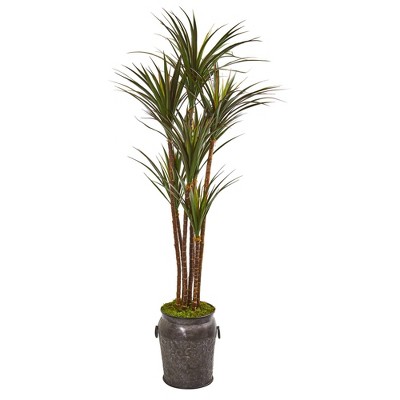 6' Giant Yucca Artifical Tree in Decorative Planter - Nearly Natural