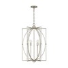 Capital Lighting Oran 6 - Light Chandelier in  Antique Silver - 3 of 4