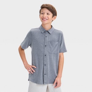 Boys' Short Sleeve Adventure Shirt - All In Motion™ - 1 of 3