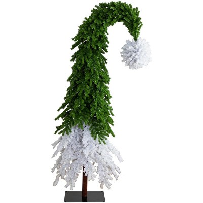 HomeStock  9ft PreLit Flocked Full Classic Green Fir Artificial Christmas Tree with 600 Warm White lights with Ice, X-Mas Tree