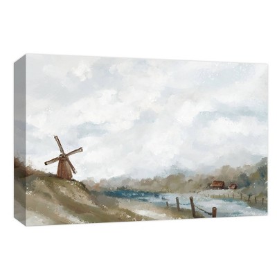 10" x 8" Desolate Windmill Walk Decorative Wall Art - PTM Images