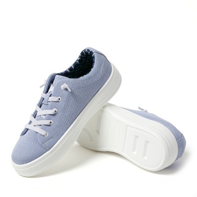 Женские кроссовки Dearfoams Women's Mabel Woven Slip On Sneaker - Eventide Size 8 — фото 7