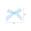 Unique Bargains Gift Packaging Accessories Mini Ribbon Bows for Fabric Craft DIY 50 Pcs - 2 of 4