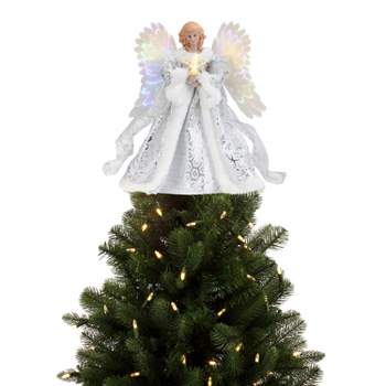 Mr. Christmas 12" Fiber Optic Animated Tree Topper - Celestial Angel
