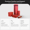 BalanceFrom Fitness 7-Piece Home Gym Yoga Set with 1-Inch Thick Yoga Mat, 2 Yoga Blocks, Mat Towel, Hand Towel, Stretch Strap & Knee Pad - 2 of 4