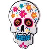 15" Lighted Sugar Skull Halloween Window Silhouette Decoration - image 4 of 4