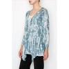Women's Denim Star Sequin Cardigan - Origami - 2 of 4