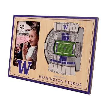 4" x 6" NCAA Washington Huskies 3D StadiumViews Picture Frame