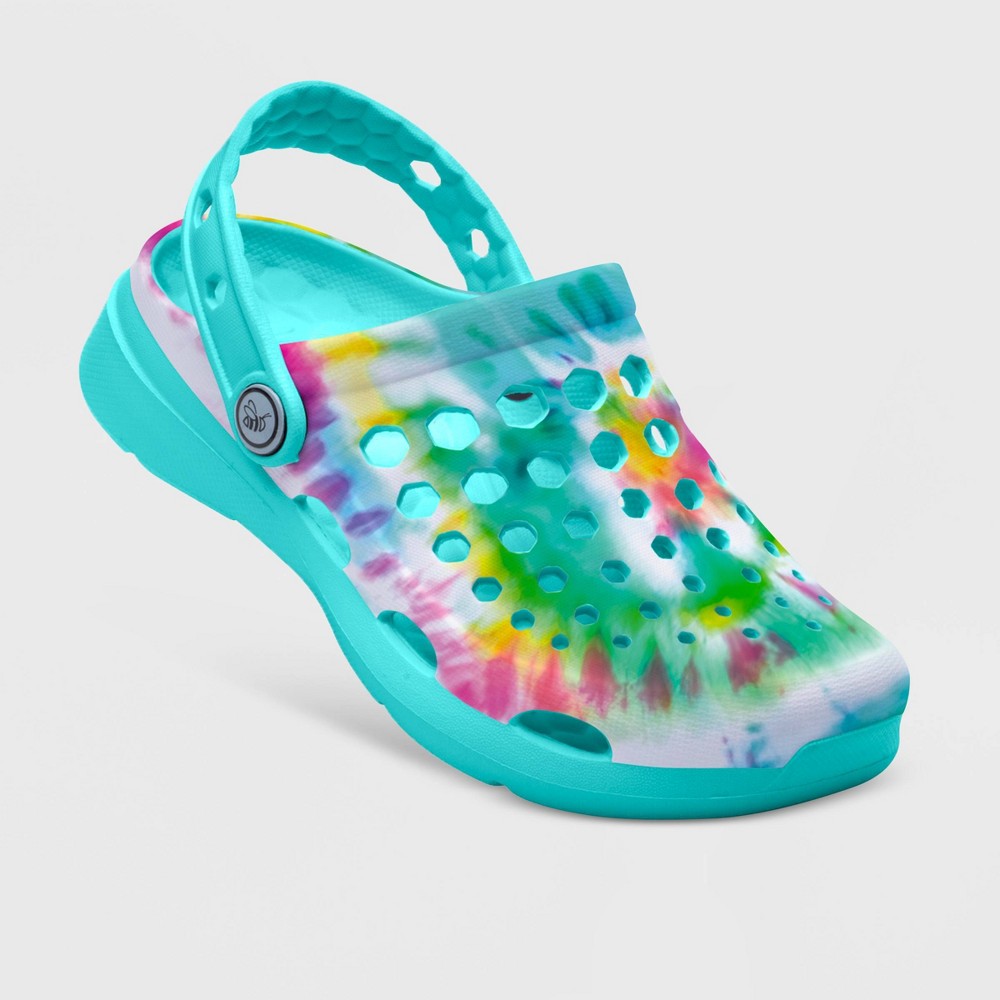 Joybees Toddler Harper Tie-Dye Slip-On Water Shoes - Blue 8-9