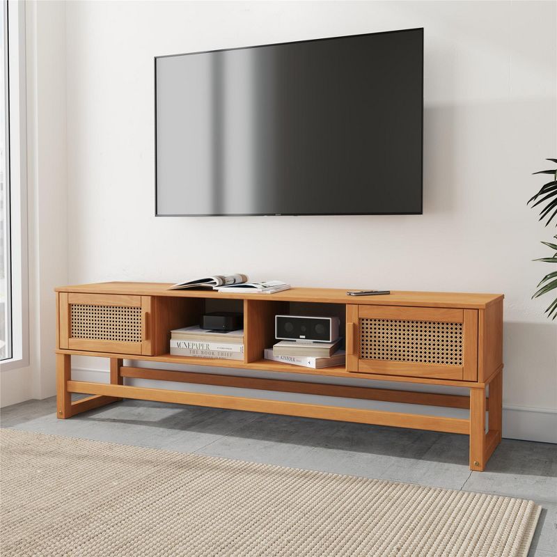 Ren Home Talo Scandinavian TV Stand with Closed Storage, 4 of 5