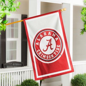 Evergreen Flag, DS New Burlap, Reg, University of Alabama - 1 of 4