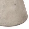 Maggift Patio End Tables Accent Side End Table for Outdoor and Indoor, Garden, Backyard Use, Special Design, Gray, 15.25"*15.25"*18" - 4 of 4