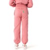 Future Planet Kids Unisex Jupiter Premium Fleece Lined Soft Cotton Sweatpants Loose Fit Pink - 2 of 4