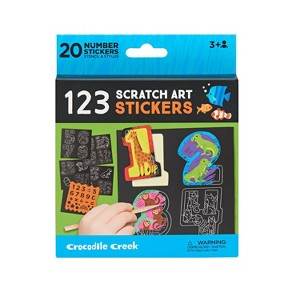 Crocodile Creek Scratch Art Stickers 123 - 1 of 3