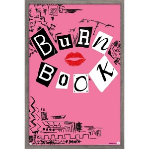 Trends International Mean Girls - Burn Book Framed Wall Poster Prints - 1 of 4