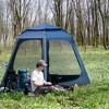 Outsunny 6 Person Camping Tent Screen Room with 360° Mesh Walls, Ultra-Breathable Instant Pop-Up Tent for Fast Set Up, Family Tent Portable Tent - image 3 of 4