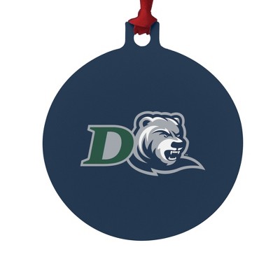 Drew University Primary Logo Aluminum Holiday Christmas Tree Ornament