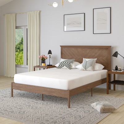Merrick Lane CertiPUR-US Certified Memory Foam Mattress Infused with Charcoal & Green Tea Cooling Gel