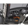 Lamborghini Aventador Liberty Walk LB-Works Livery Black with Carbon Hood Limited Edition 1/18 Model Car by Autoart - 3 of 4