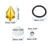 Unique Bargains Umbrella Type Universal Bumper Quick Release Front Rear Bumper Fasteners 4 Set - 4 of 4