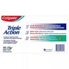 Colgate Triple Action Whitening Toothpaste with Anticavity Protection - Mint - 6oz/3pk - image 4 of 4