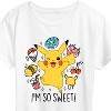 Women's - Pokémon - I'm So Sweet Short Sleeve Graphic T-Shirt - 2 of 4