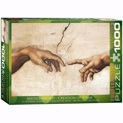 Eurographics Inc. Creation of Adam Detail by Michelangelo 1000 Piece Jigsaw Puzzle