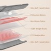 Weighted Heating Pad , Massaging 5lbs Heating Pad for Back Neck Shoulder, 3 Heating Levels, 20” x 24” Grey - 4 of 4
