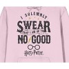 Harry Potter I Solemnly Swear I Am Up To No Good Long Sleeve Cradle Pink Men's Hooded Sweatshirt - 2 of 2