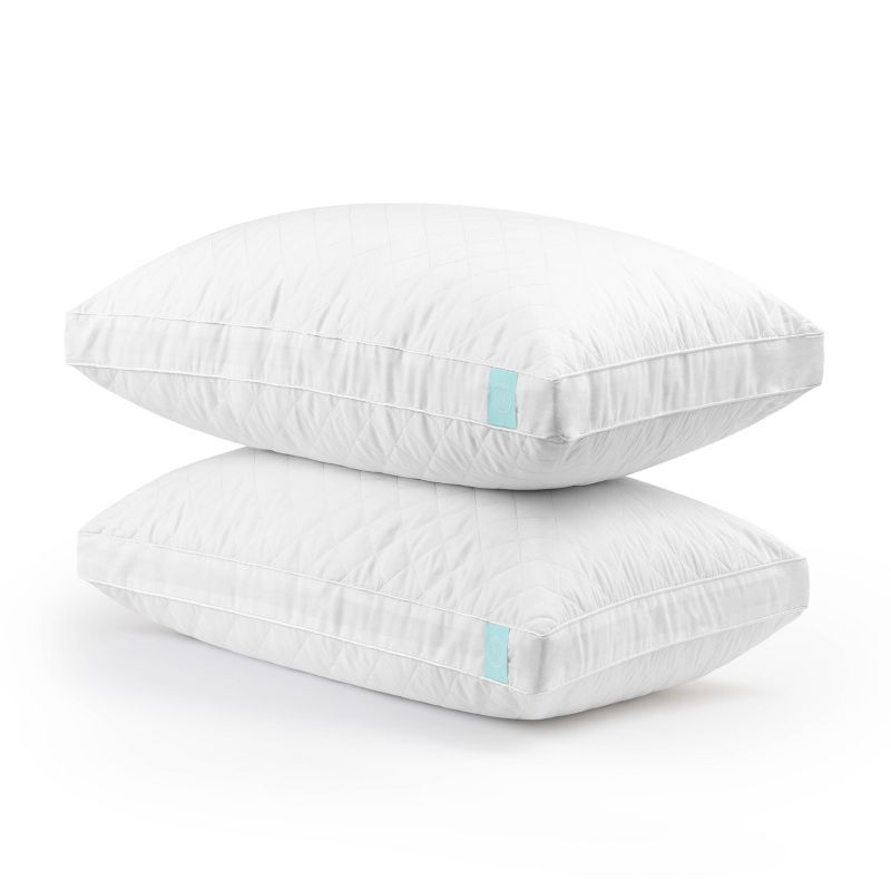 Standard/Queen 2pk Quilted Comfort Bed Pillow - Martha Stewart, 1 of 8