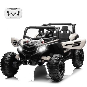 JOYRACER 24V Ride on Car w/ Remote Control, 4WD Powered Electric Off-Road UTV with 4*200W Motors - 1 of 4