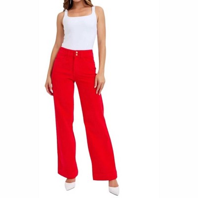 Women's Corduroy Wide Leg Trouser - Judy Blue
