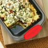 NutriChef 8-Piece Nonstick Carbon Steel Bakeware Set with Red Silicone Handles - 4 of 4