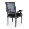 Set of 2 Maria French Country Wood and Cane Upholstered Dining Chairs - Christopher Knight Home - 4 of 4