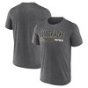 NCAA Northern Arizona Lumberjacks Men's Charcoal Heather Poly T-Shirt - 3 of 3