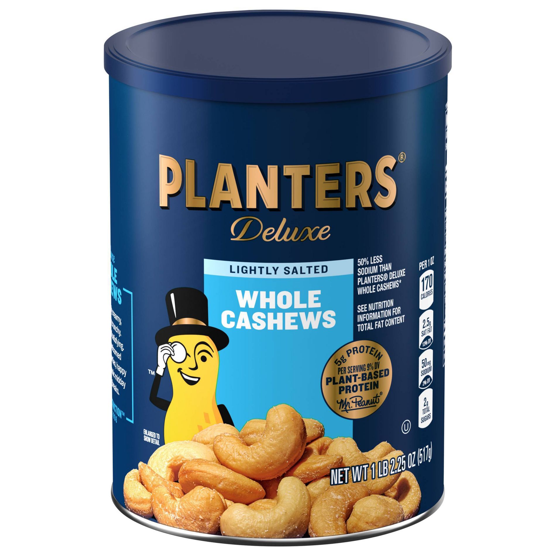Planters Deluxe Whole Cashews - Lightly Salted 18.25oz