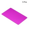 Unique Bargains Smooth Laser Engraving Metal DIY Gift Craft Business Cards 5 Pcs - 3 of 4